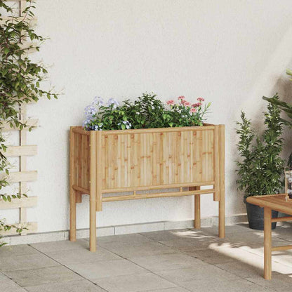 Raised Bed Brown 90 x 35 x 70 cm Bamboo