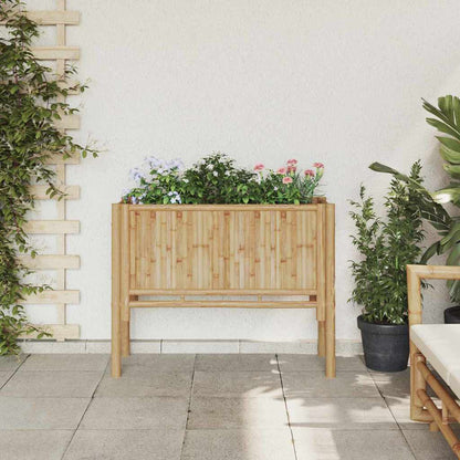 Raised Bed Brown 90 x 35 x 70 cm Bamboo