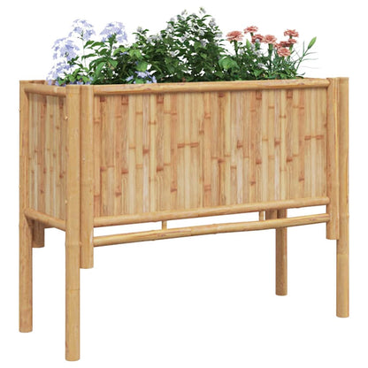 Raised Bed Brown 90 x 35 x 70 cm Bamboo
