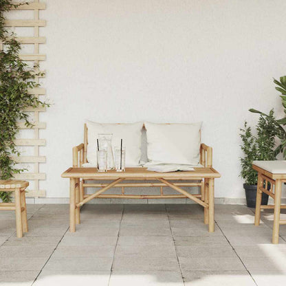 Coffee Table Brown 110 x 50 x 43 cm Bamboo