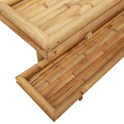 Wall Shelf with Shelf Wall-mounted Brown 75 x 26 x 60 cm Bamboo