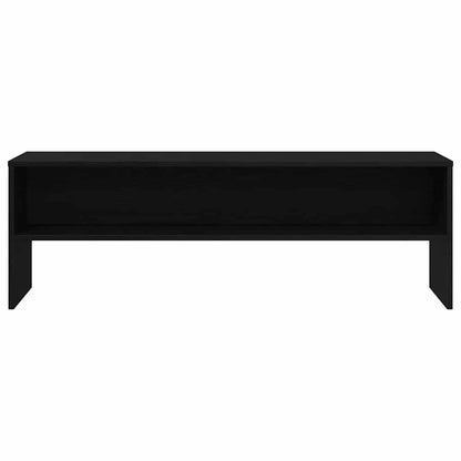 TV Cabinet Black Oak 120x40x40 cm Engineered Wood