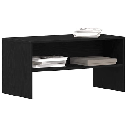 TV Cabinet Black Oak 80x40x40 cm Engineered Wood