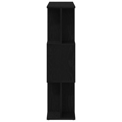 Bookcase Black Oak 80x24x96 cm Engineered Wood