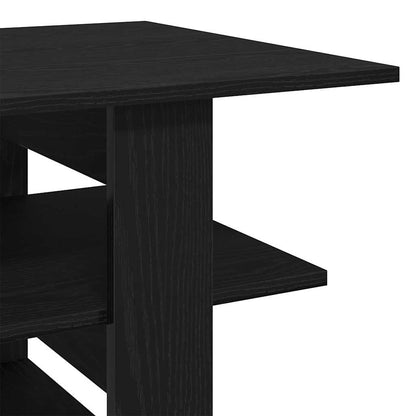 Coffee Table Black Oak 102 x 55 x 42 cm Engineered Wood