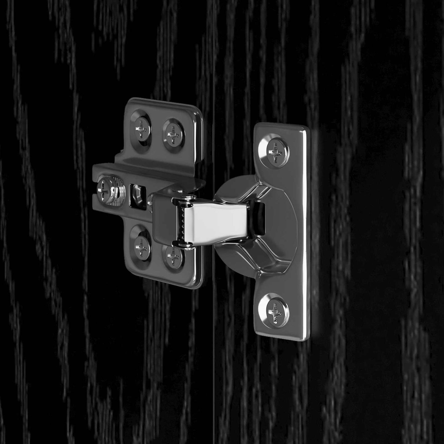 Sideboard with Drawer Black Oak 60 x 30 x 75 cm Engineered Wood