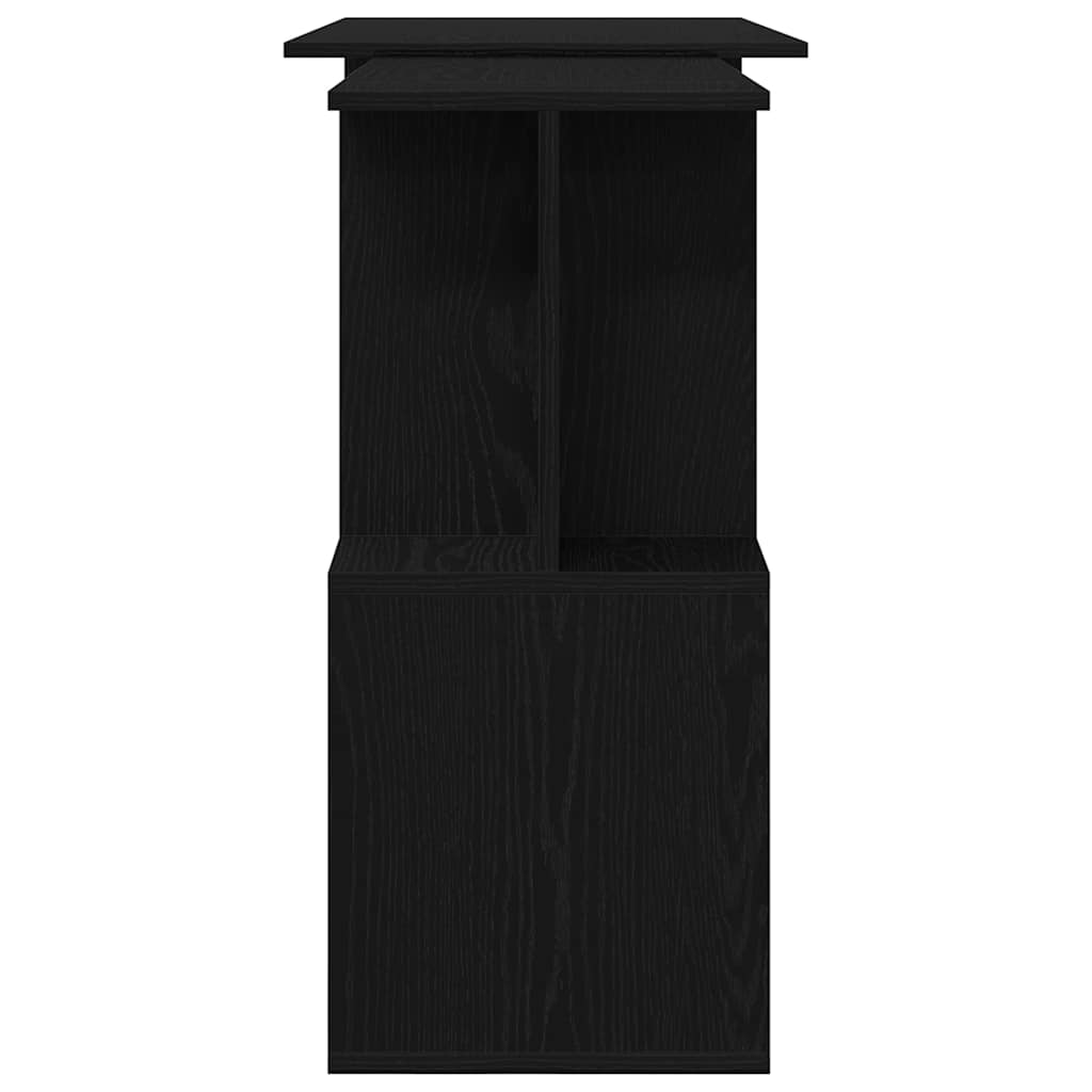 Desk Black Oak Engineered Wood 200 x 50 x 76 cm