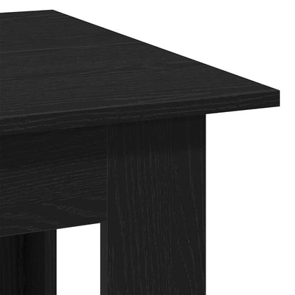 Coffee Table Black Oak 100 x 60 x 42 cm Engineered Wood