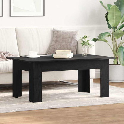Coffee Table Black Oak 100 x 60 x 42 cm Engineered Wood