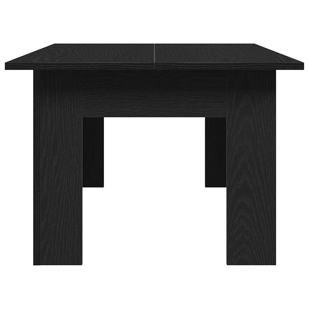 Coffee Table Black Oak 100 x 60 x 42 cm Engineered Wood