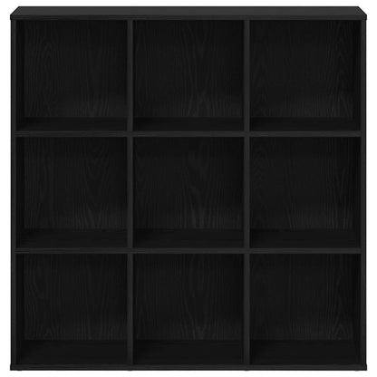 Book Cabinet Black Oak 98x29x97.5 cm Engineered Wood
