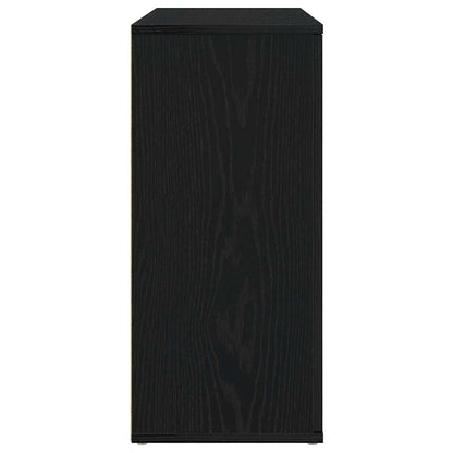 Sideboard Black Oak 91x29.5x65 cm Engineered Wood