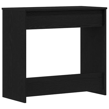Desk Black Oak Engineered Wood 80 x 40 x 75 cm