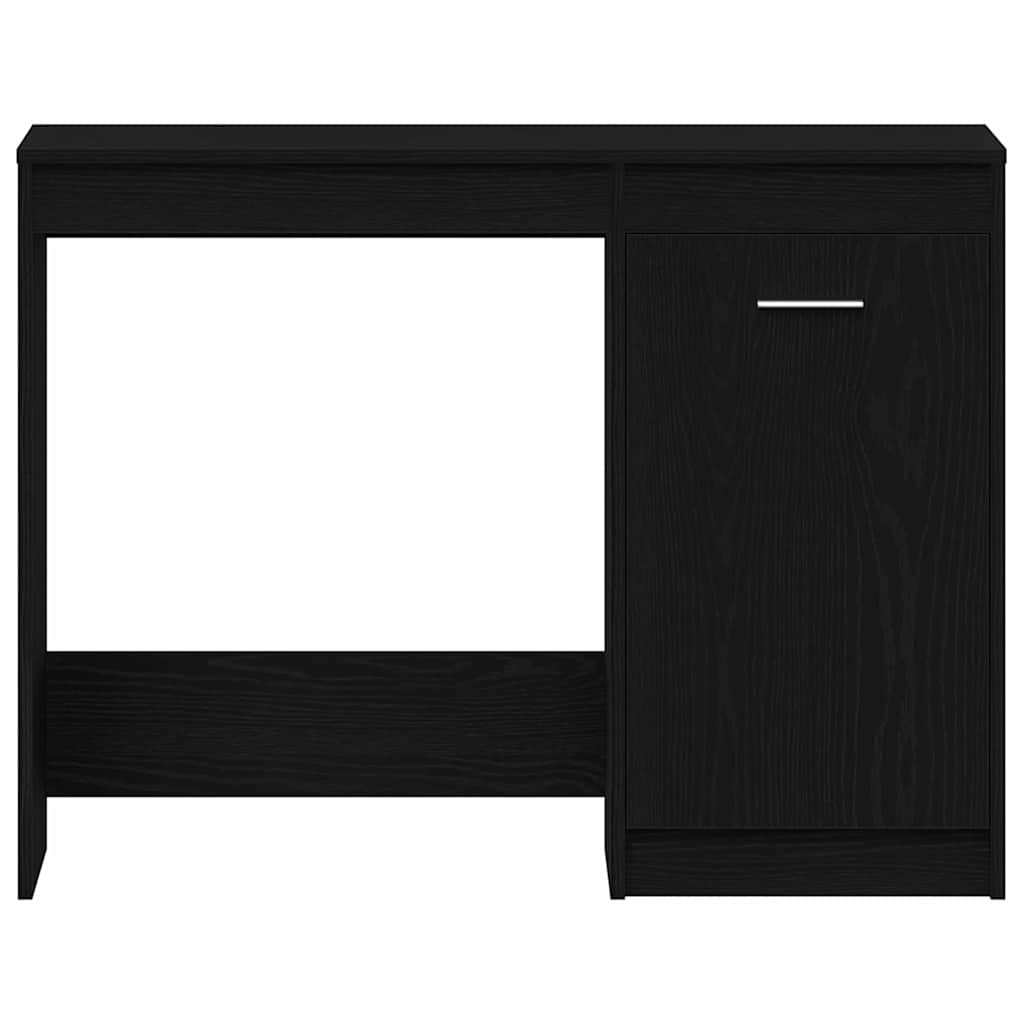 Desk Black Oak 100 x 50 x 76 cm Engineered Wood