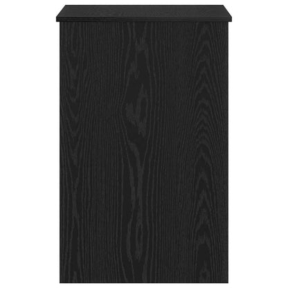 Desk Black Oak 100 x 50 x 76 cm Engineered Wood