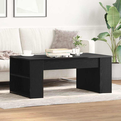 Coffee Table Black Oak 102 x 55 x 42 cm Engineered Wood