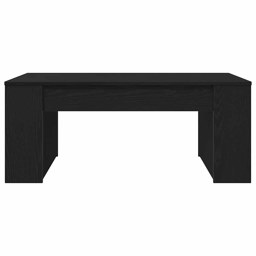 Coffee Table Black Oak 102 x 55 x 42 cm Engineered Wood