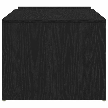 Coffee Table Black Oak 90 x 45 x 35 cm Engineered Wood