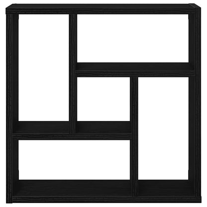 Wall Shelf Black Oak 45x16x45 cm Engineered Wood