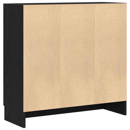 Book Cabinet 3-Tier 82.5 x 30.5 x 80 cm Engineered Wood
