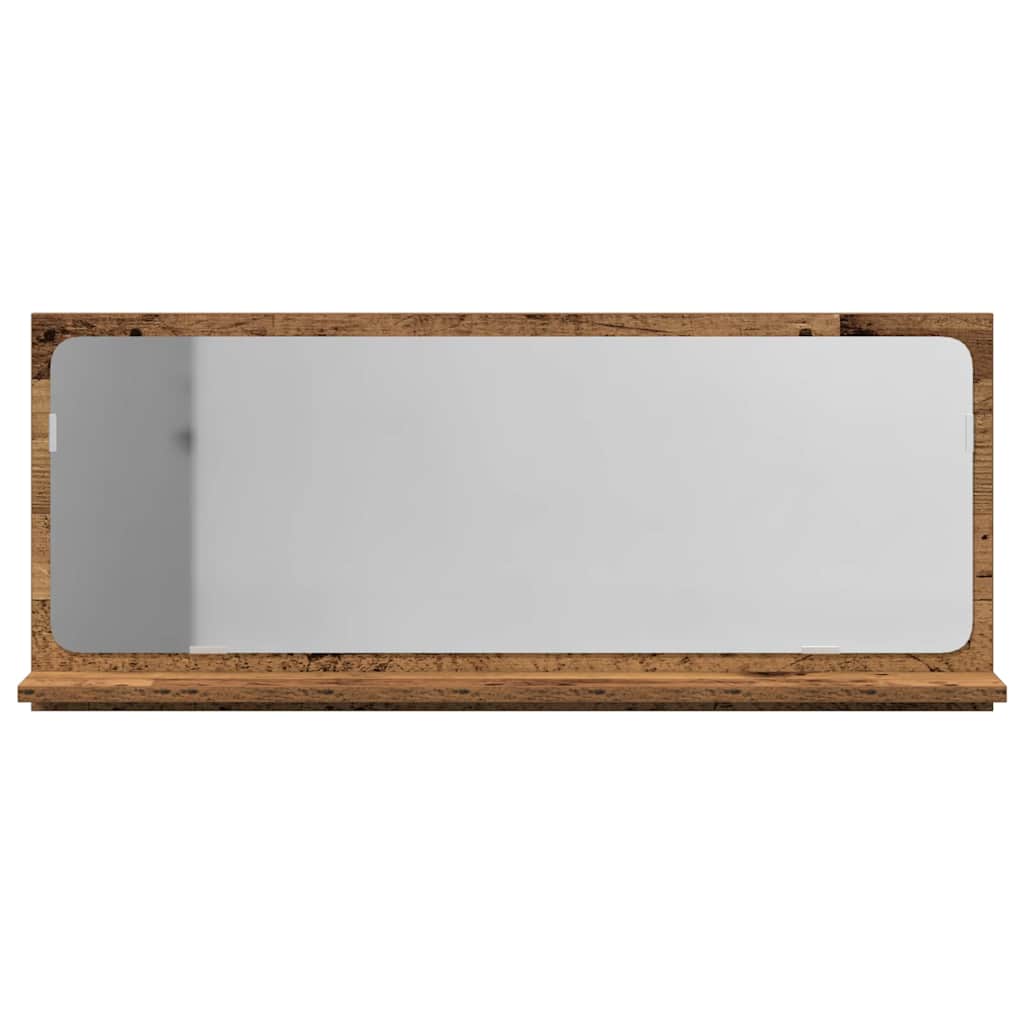 Mirror Shelf Old wood 90 x 10.5 x 37 cm Engineered Wood
