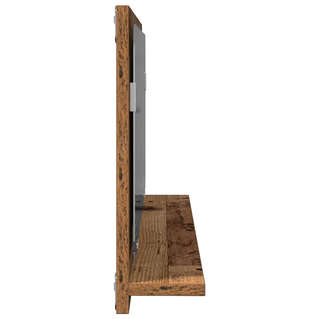 Mirror Shelf Old wood 90 x 10.5 x 37 cm Engineered Wood