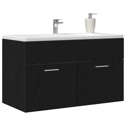 Sink cabinet with Storage with Door Black Oak Engineered Wood