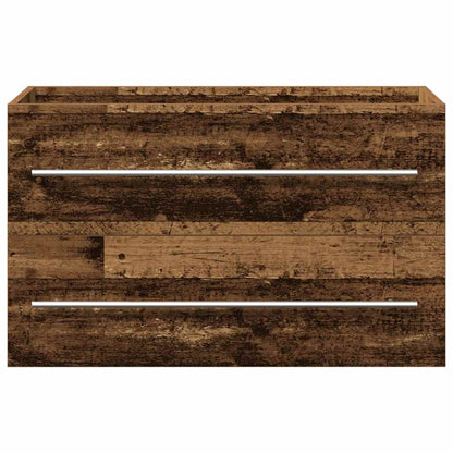 Bathroom Sink Cabinet Old Wood 80x38,5x48 cm Engineered Wood