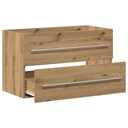 Bathroom Sink Cabinet Artisan Oak 80x38,5x48 cm Engineered Wood