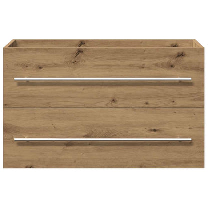 Bathroom Sink Cabinet Artisan Oak 80x38,5x48 cm Engineered Wood
