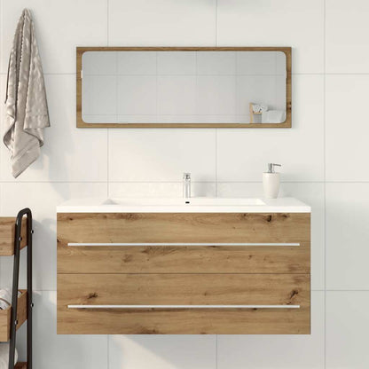 Bathroom Sink Cabinet Artisan Oak 100x38.5x48cm Engineered Wood