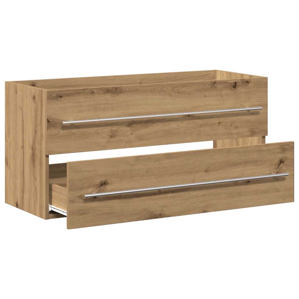 Bathroom Sink Cabinet Artisan Oak 100x38.5x48cm Engineered Wood
