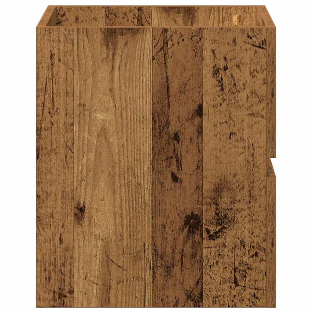 Bathroom Sink Cabinet with Drawer Old Wood 41 x 38.5 x 45 cm