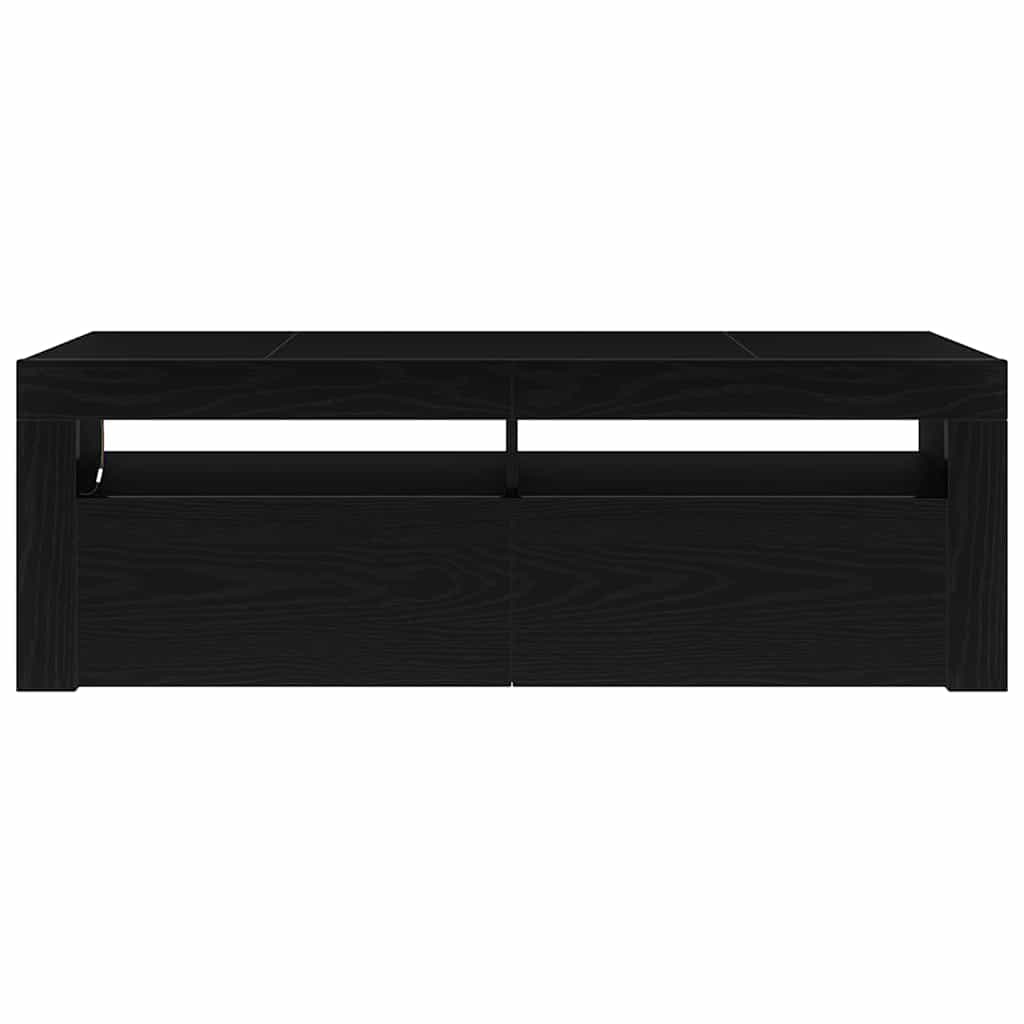 TV Cabinet Black Oak 120 x 35 x 40 cm Engineered Wood