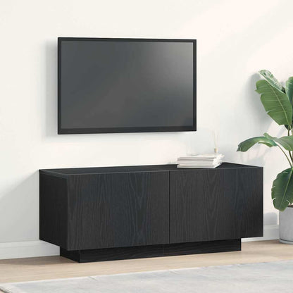 TV Cabinet Black Oak 100 x 35 x 40 cm Engineered Wood