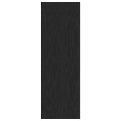 Wall TV Cabinet 2 pcs Black Oak 30.5 x 28.5 x 90 cm