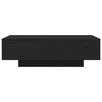 Coffee Table Black Oak 100 x 49.5 x 31 cm Engineered Wood