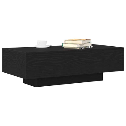 Coffee Table Black Oak 100 x 49.5 x 31 cm Engineered Wood