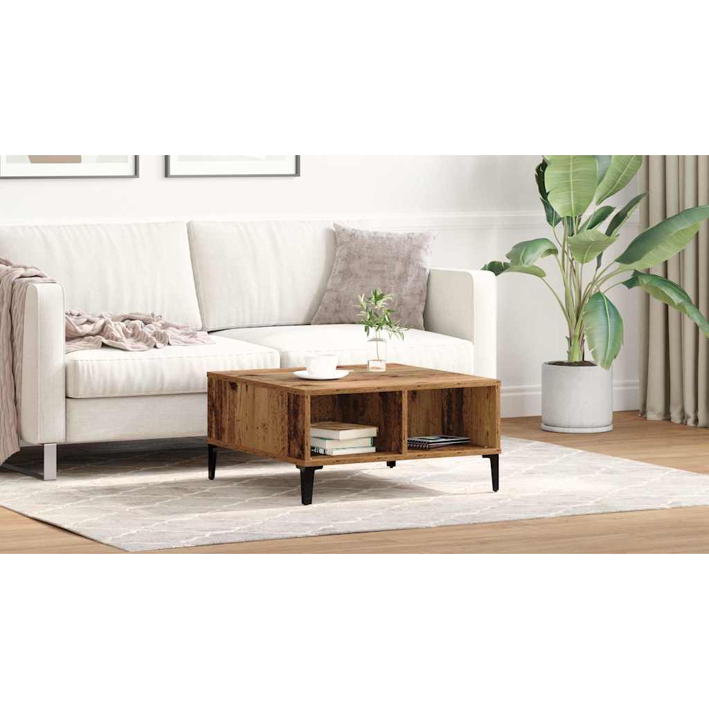Coffee Table Old Wood 60 x 60 x 30 cm