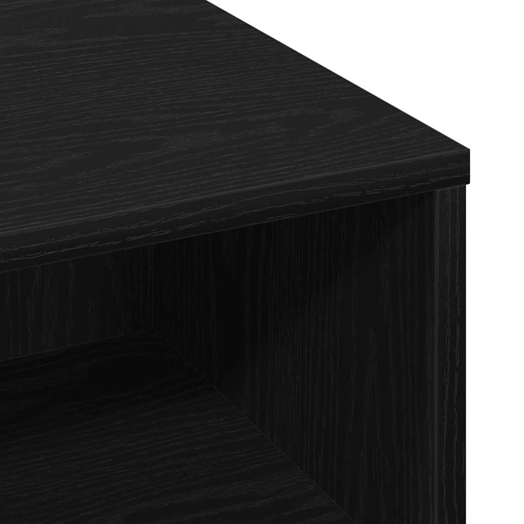 Coffee Table Black Oak 60 x 60 x 30 cm