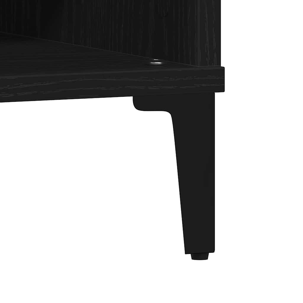 Coffee Table Black Oak 60 x 60 x 30 cm