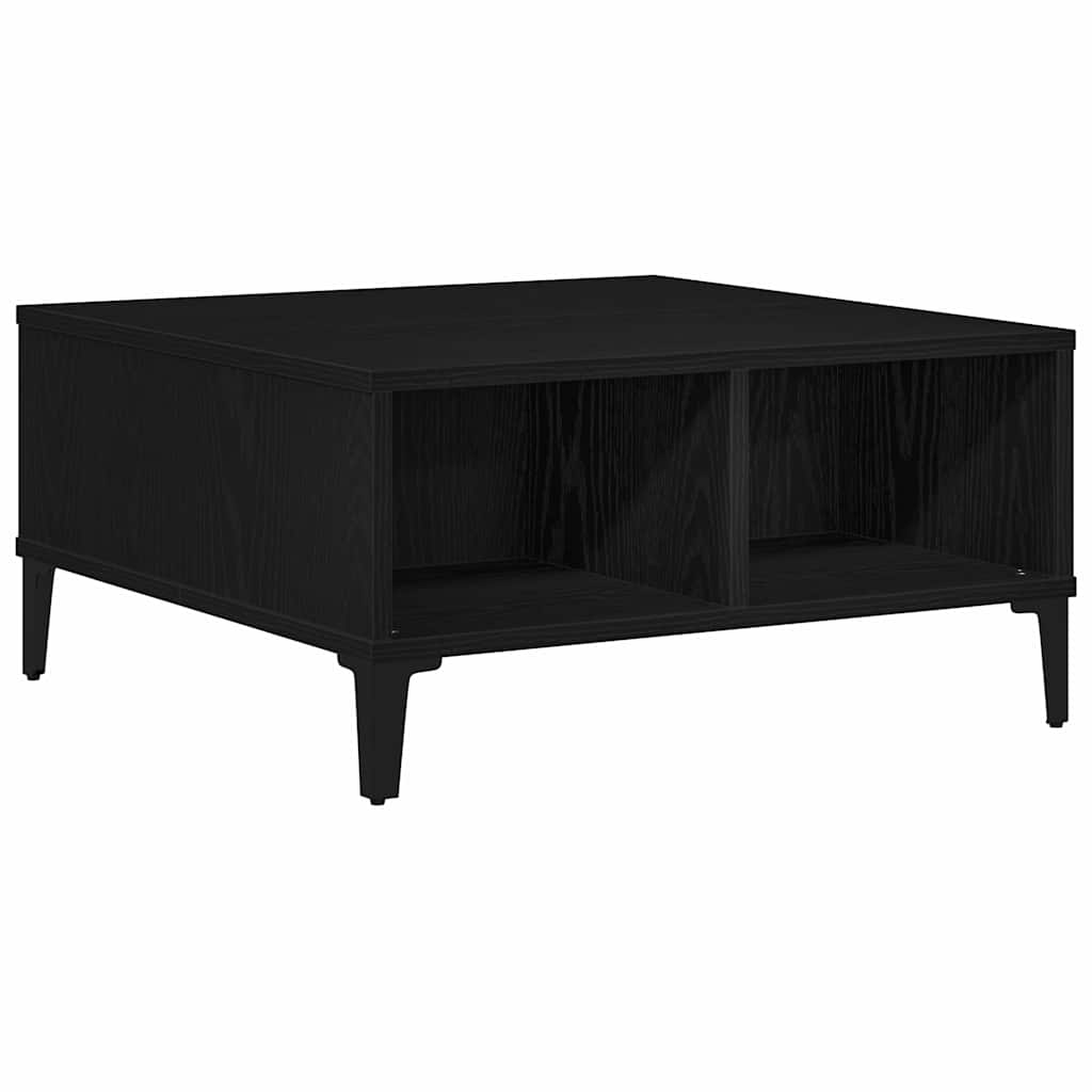 Coffee Table Black Oak 60 x 60 x 30 cm