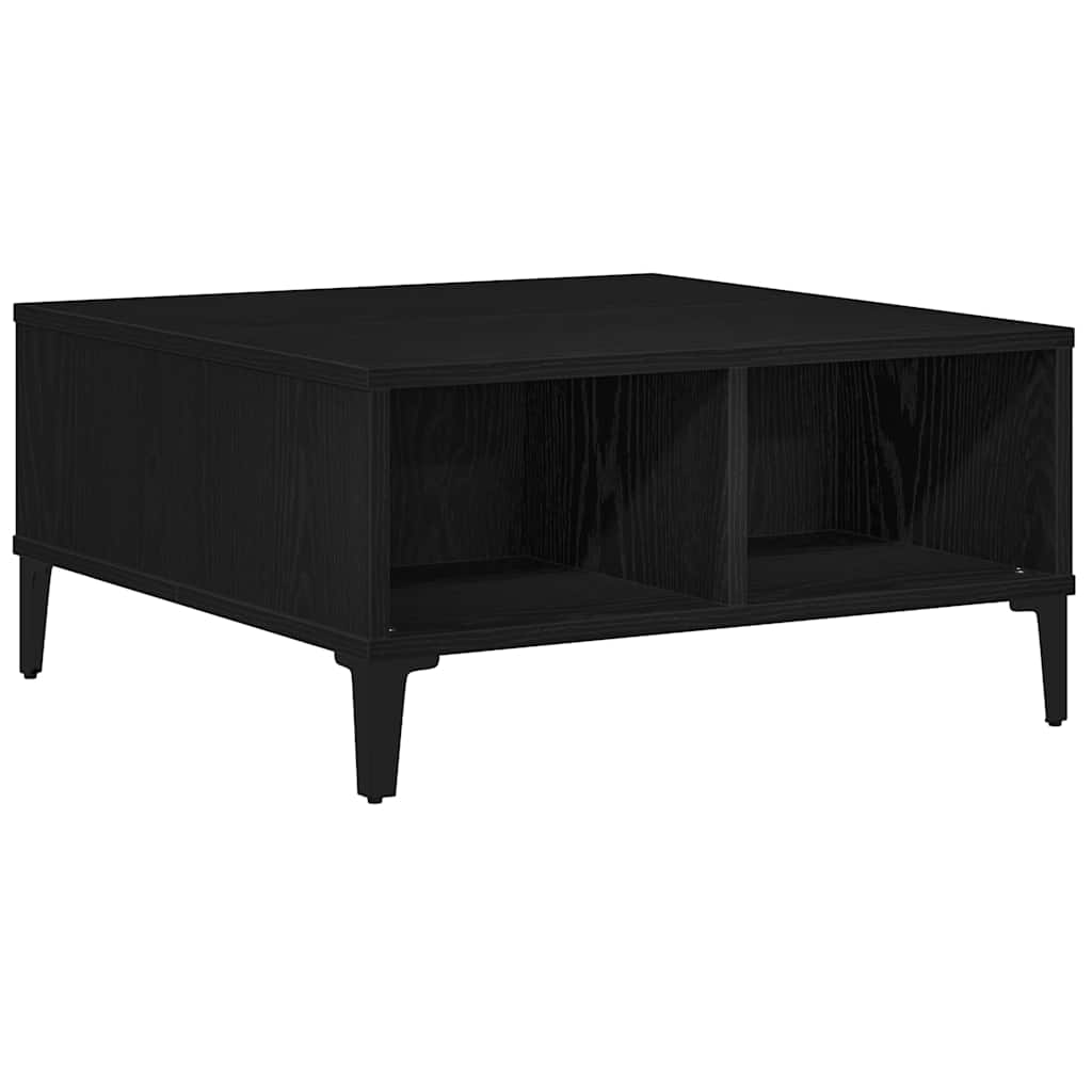 Coffee Table Black Oak 60 x 60 x 30 cm
