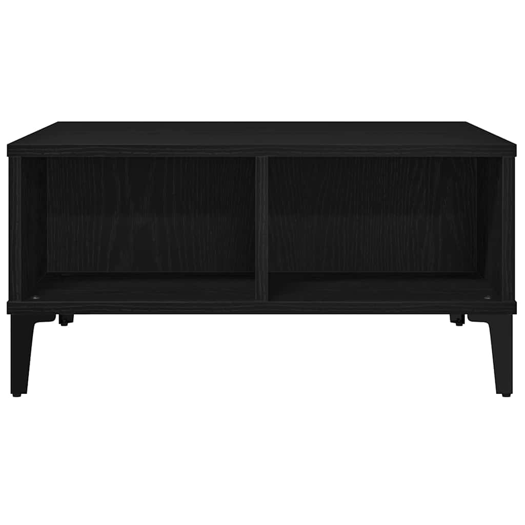 Coffee Table Black Oak 60 x 60 x 30 cm