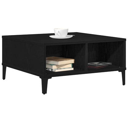 Coffee Table Black Oak 60 x 60 x 30 cm