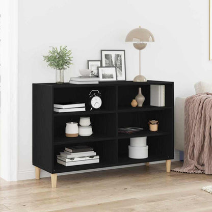 Sideboard 103.5 x 35 x 70 cm Engineered Wood Black Oak