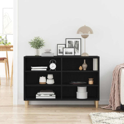 Sideboard 103.5 x 35 x 70 cm Engineered Wood Black Oak
