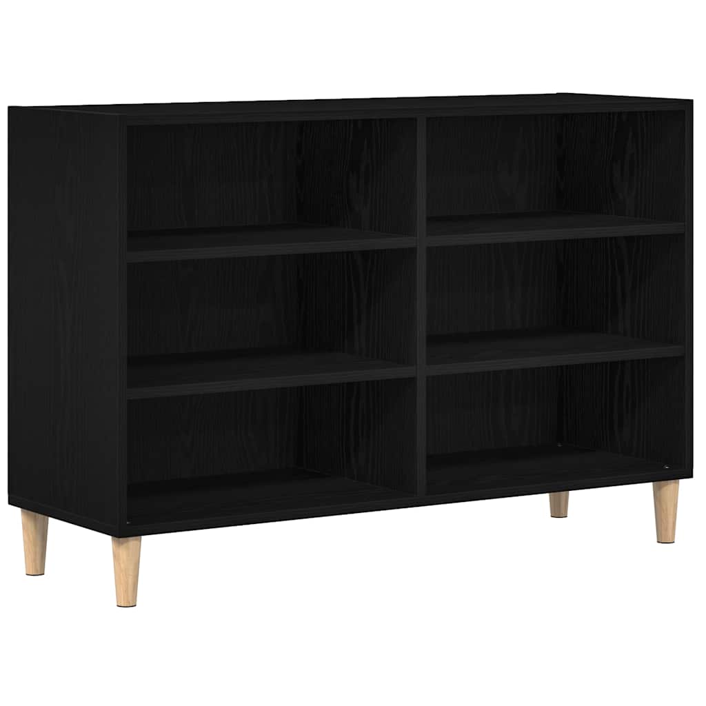 Sideboard 103.5 x 35 x 70 cm Engineered Wood Black Oak