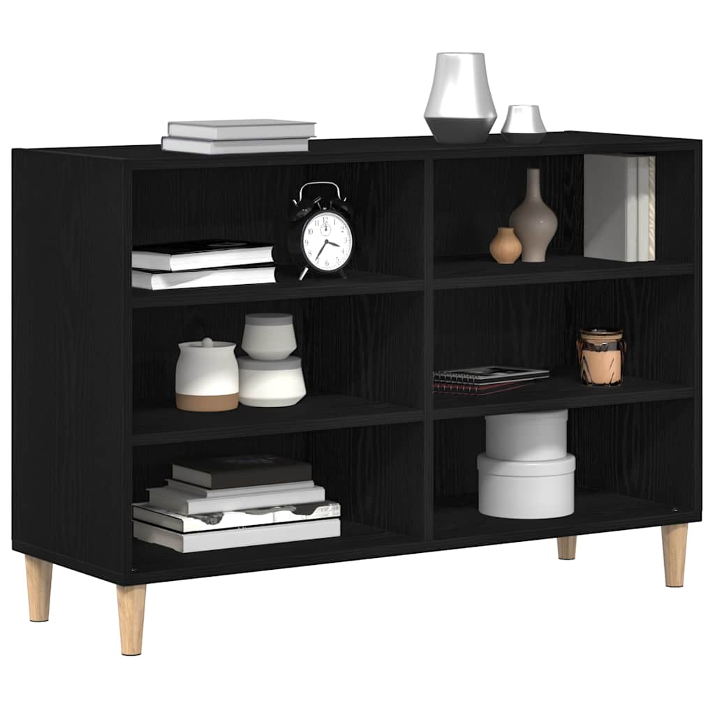Sideboard 103.5 x 35 x 70 cm Engineered Wood Black Oak