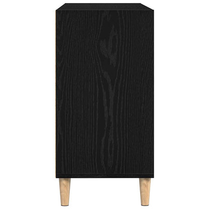 Sideboard Black Oak 103.5 x 35 x 70 cm Engineered Wood